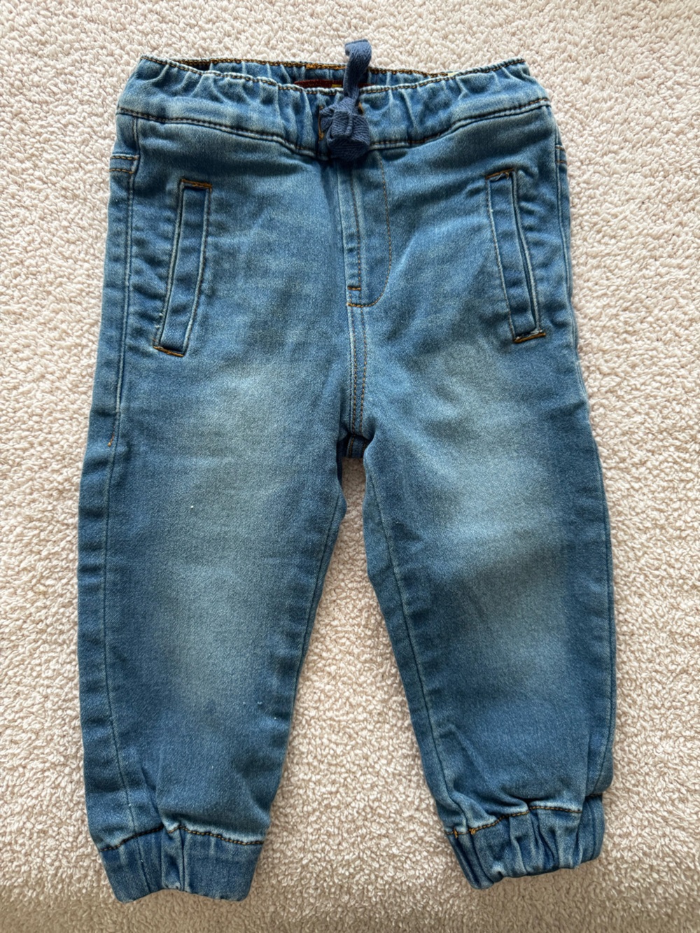 7 For All Mankind Toddler Slim Straight Jeans - Medium Blue Wash